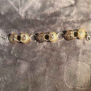 Brighton Penelope Heart Bracelet, gold/silver